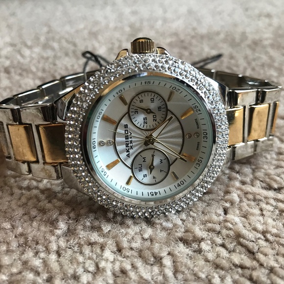 Akribos XXIV Accessories - Akribos XXIV Women Watch MultiTone Austrian Crysta